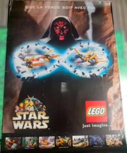 Poster publicitaire Lego Star Wars
